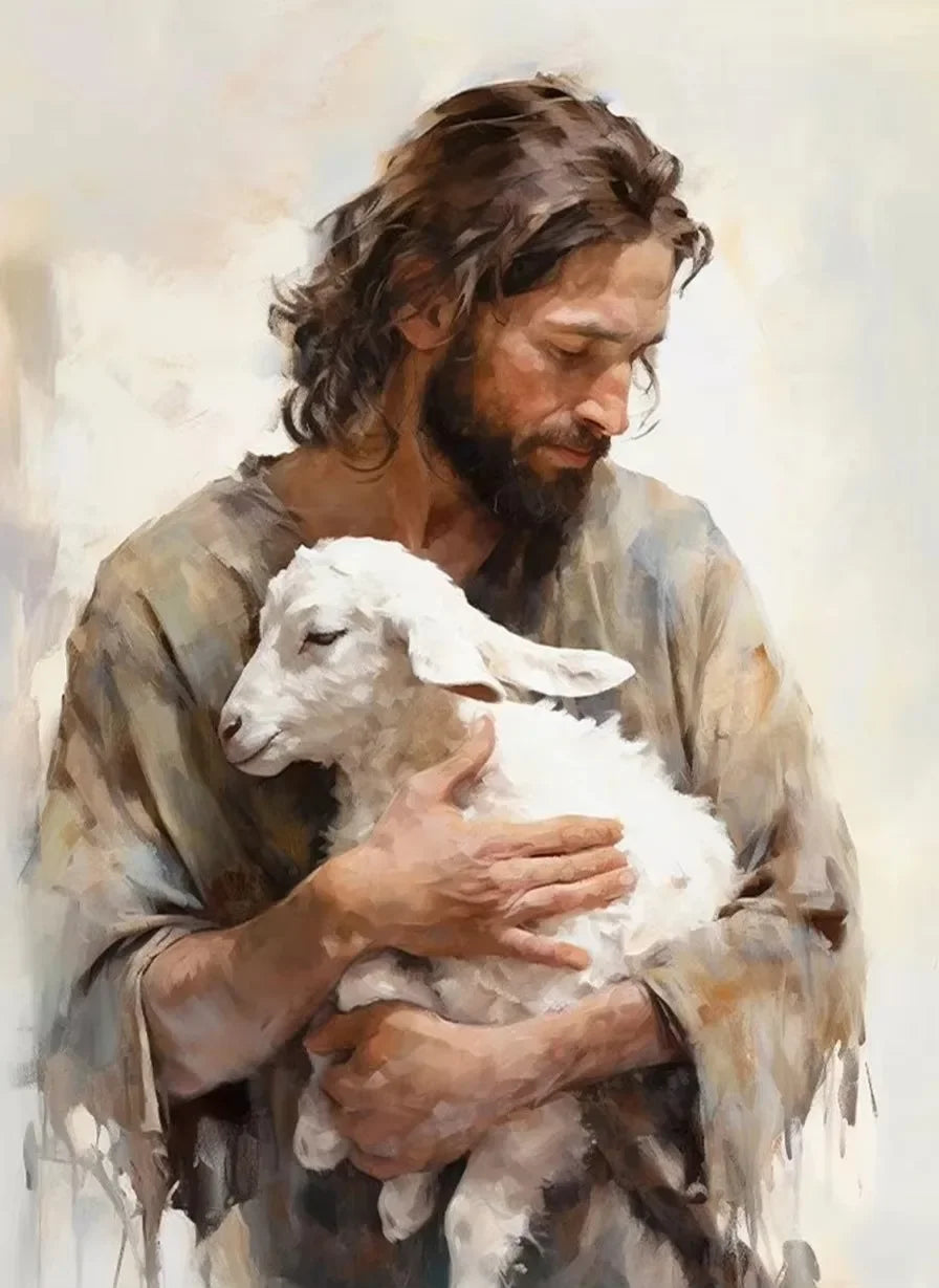 Preto e branco jesus fé cruz na colina cartaz impressão pintura em tela moderna religiosa arte da parede imagem para sala decoração casa