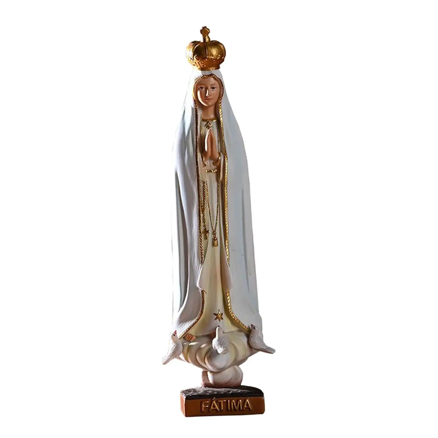 Imagem de Nossa Senhora de Fátima em Resina 21cm