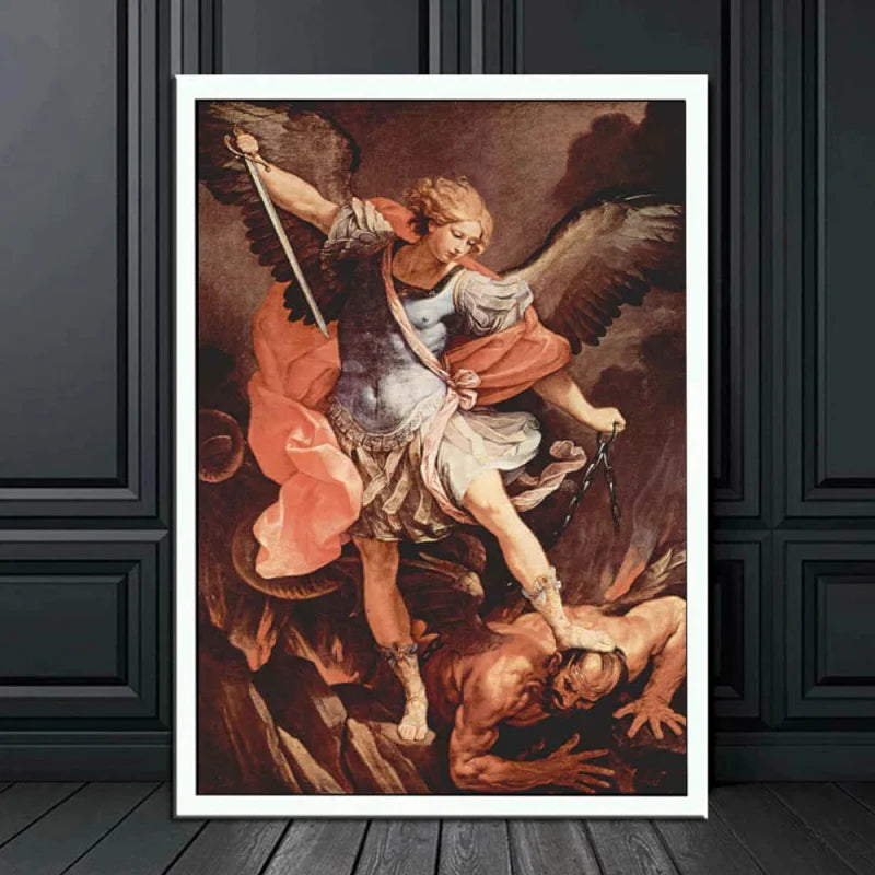 Arte Sacra em Tela: Arcanjo Miguel