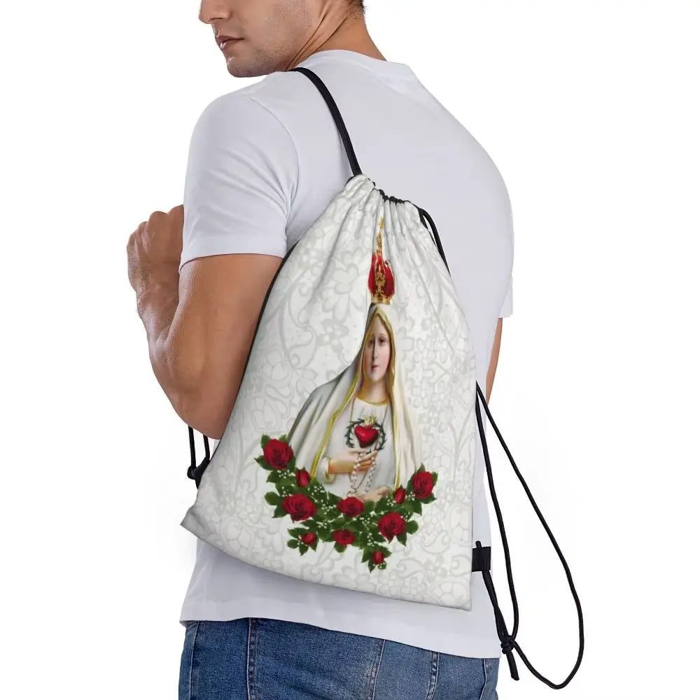 Sacola Mochila Nossa Senhora de Fátima