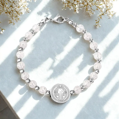 Pulseira Feminina São Bento com Cristais