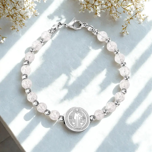 Pulseira Feminina São Bento com Cristais