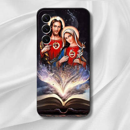 Capa de Celular com Jesus para Samsung Galaxy A55, A35, A25, A15, A05, A05S, M54, M34, M14
