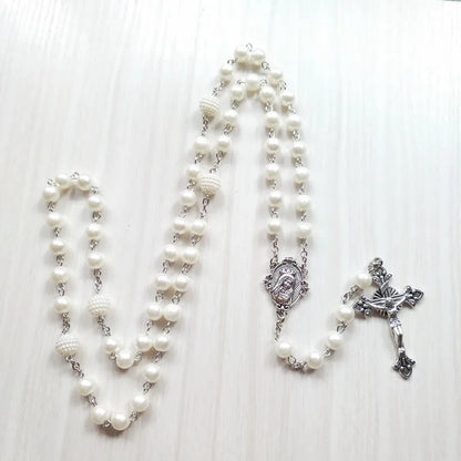 Colar Terço Imaculado Coração de Maria
