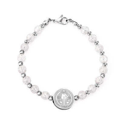 Pulseira Feminina São Bento com Cristais