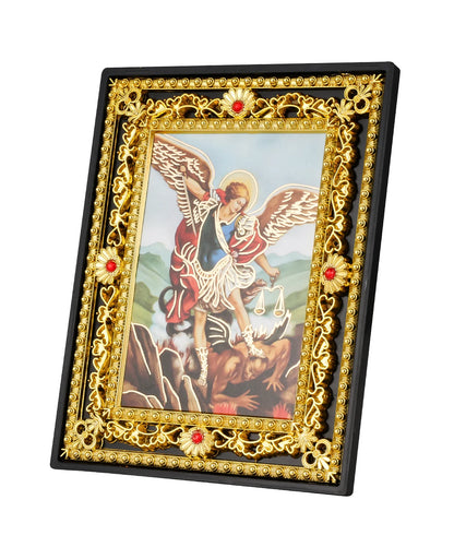 Diyalo religioso de madeira st. michael sagrada família sagrado coração divino misericórdia nossa senhora santos imagens ícones quadro decoração presentes