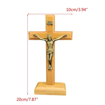 Crucifixo de Madeira INRI 20 cm