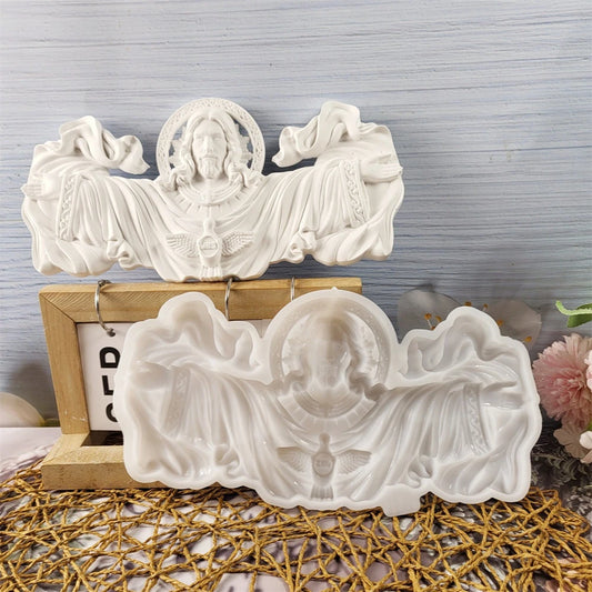 Molde de Silicone para Estatueta de Jesus - Espírito Santo