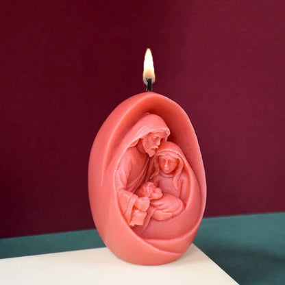 Molde de Silicone 3D Sagrada Família para Artesanato