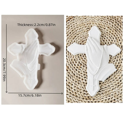 Molde de Silicone para Cruz de Jesus - Decoração Religiosa