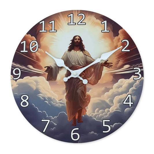 Relógio de Parede Jesus Subindo aos Céus