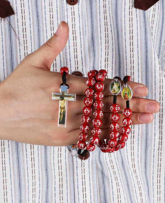 Terço com Imagem de Santos Católicos