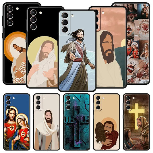 Capa Religiosa para Samsung Galaxy - Fé e Proteção