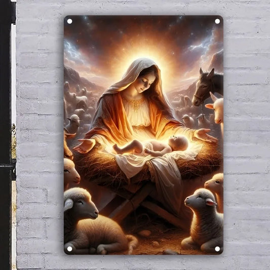 Placa Decorativa Nascimento de Jesus