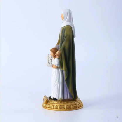 Imagem de Santa Ana com Maria - Arte Sacra em Resina