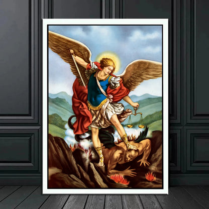 Arte Sacra em Tela: Arcanjo Miguel