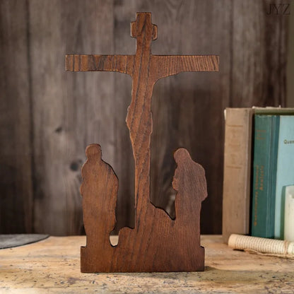 Crucifixo em Madeira Maciça