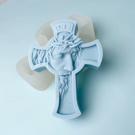 Molde de Silicone Cruz de Jesus - Arte Religiosa