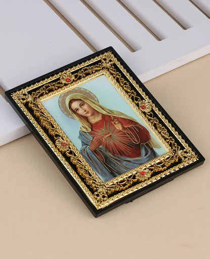 Diyalo religioso de madeira st. michael sagrada família sagrado coração divino misericórdia nossa senhora santos imagens ícones quadro decoração presentes
