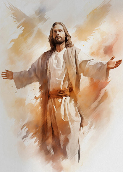 Arte Sacra em Tela - Jesus é o Cordeiro de Deus