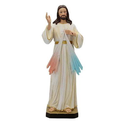 Imagem de Jesus Misericordioso em Resina - Decoração Católica