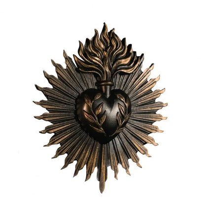 Placa de Parede Imaculado Coração de Maria – Arte e Devoção