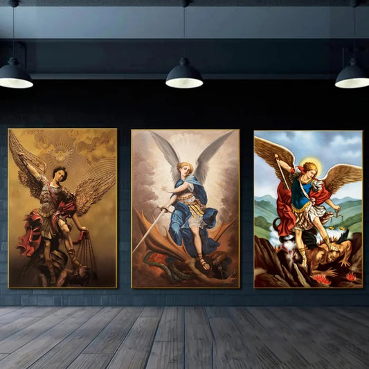 Arte Sacra em Tela: Arcanjo Miguel