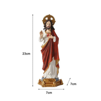 Imagem Sagrado Coração de Jesus em Resina - Beleza e Espiritualidade