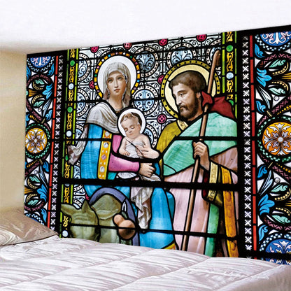 Tapeçaria Decorativa de Arte Sacra Estilo Afrescos Religiosos