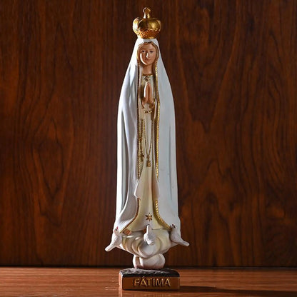 Imagem de Nossa Senhora de Fátima em Resina 21cm