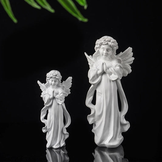 Escultura de Anjo Decorativa para Sala e Quarto