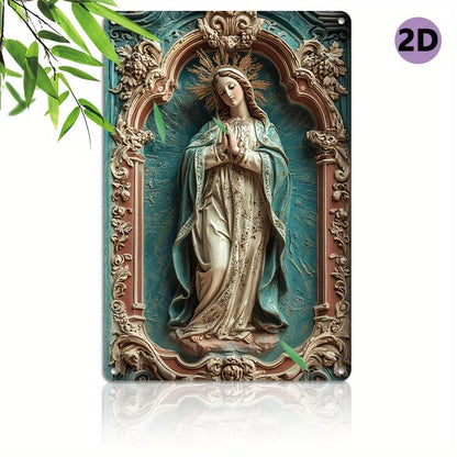 Placa Decorativa Nossa Senhora Orando