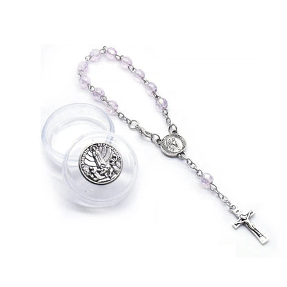 Pulseira Dezena Terço Nossa Senhora de Fátima com Caixa