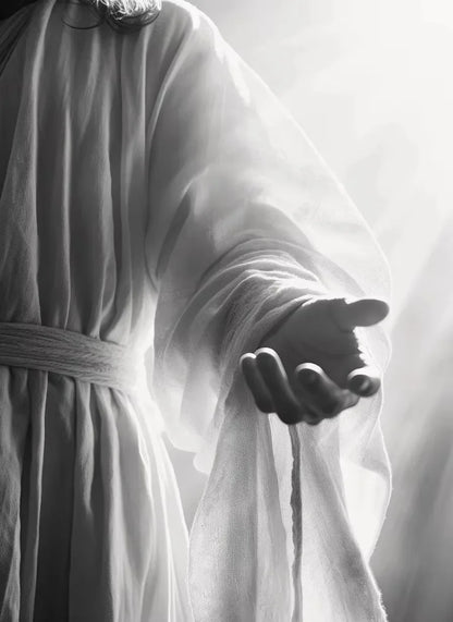 Preto e branco jesus fé cruz na colina cartaz impressão pintura em tela moderna religiosa arte da parede imagem para sala decoração casa