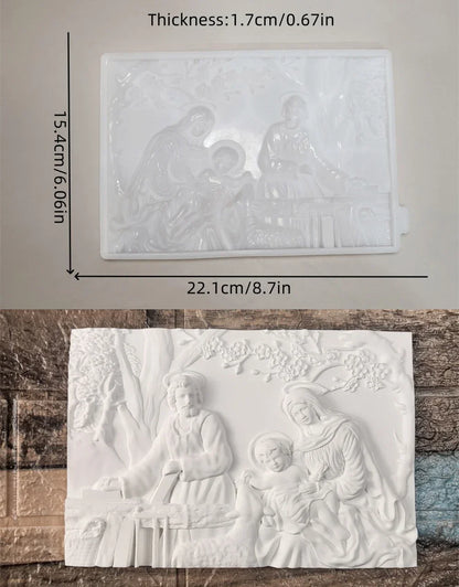 Molde de Silicone para Imagens Católicas
