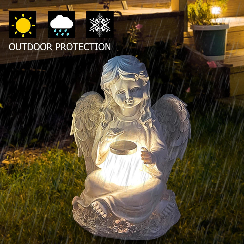 Estatueta de Anjo para Jardim - Decoração Externa