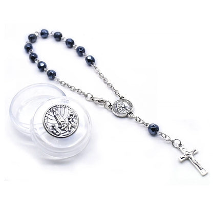 Pulseira Dezena Terço Nossa Senhora de Fátima com Caixa