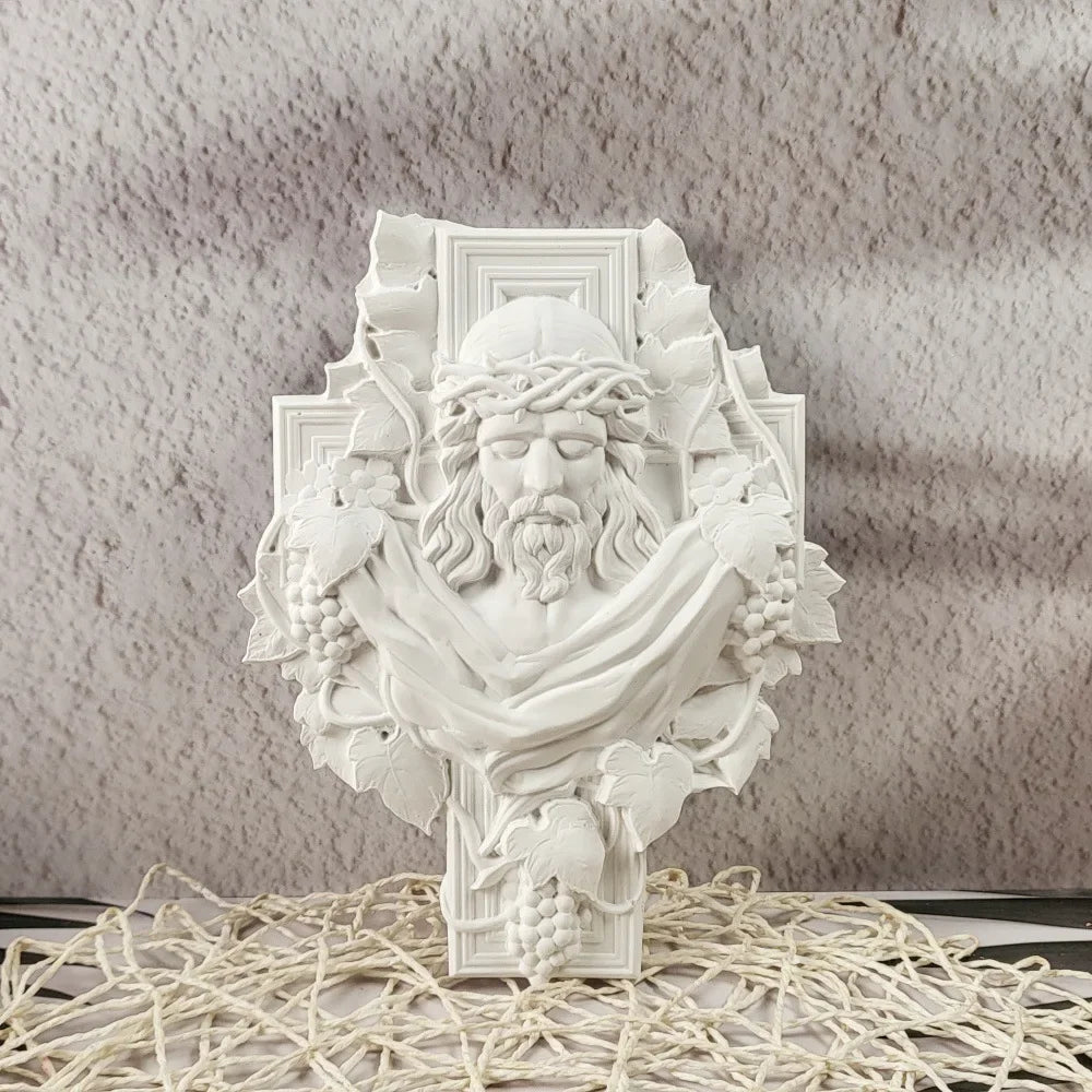 Molde de Silicone para Cruz de Jesus - Decoração Religiosa