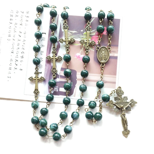 Terço de Nossa Senhora das Graças com Entremeio de Medalha Milagrosa