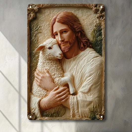 Placa Decorativa Jesus É o Bom Pastor