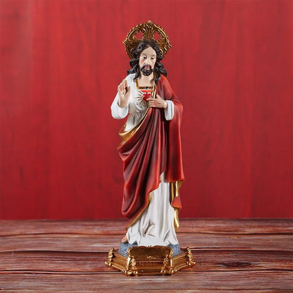 Imagem Sagrado Coração de Jesus em Resina - Beleza e Espiritualidade