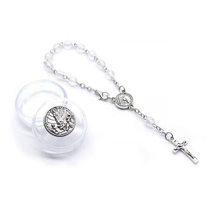 Pulseira Dezena Terço Nossa Senhora de Fátima com Caixa