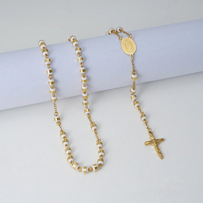 Terço Banhado a Ouro 18k