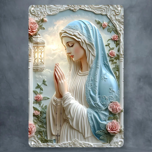 Placa Decorativa Nossa Senhora de Lourdes