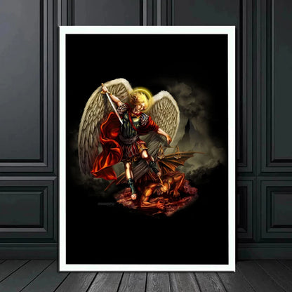 Arte Sacra em Tela: Arcanjo Miguel