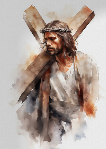 Arte Sacra em Tela - Jesus é o Cordeiro de Deus