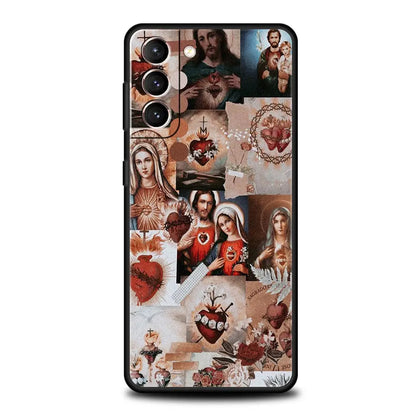 Capa Religiosa para Samsung Galaxy - Fé e Proteção