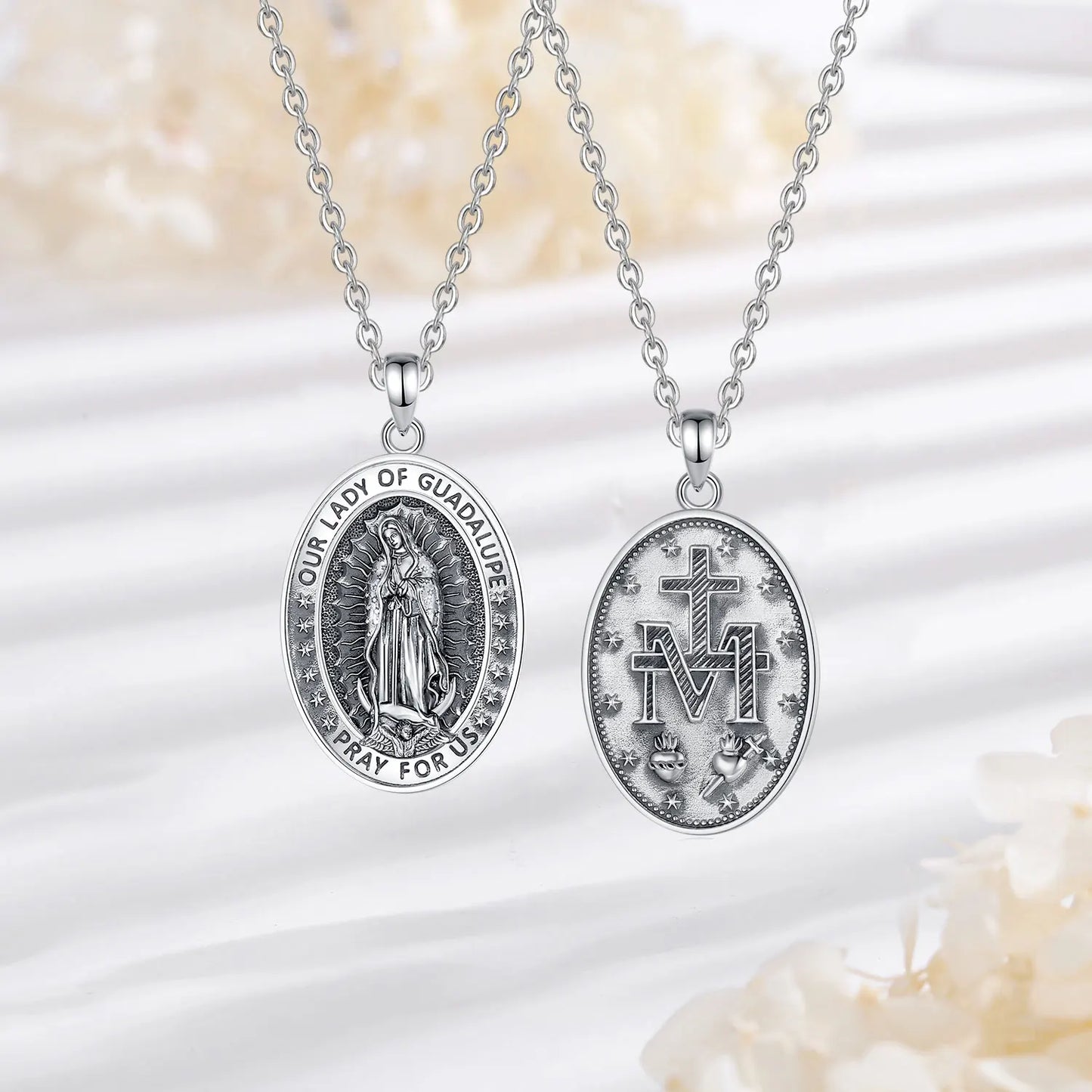 Colar de Prata 925 Nossa Senhora de Guadalupe
