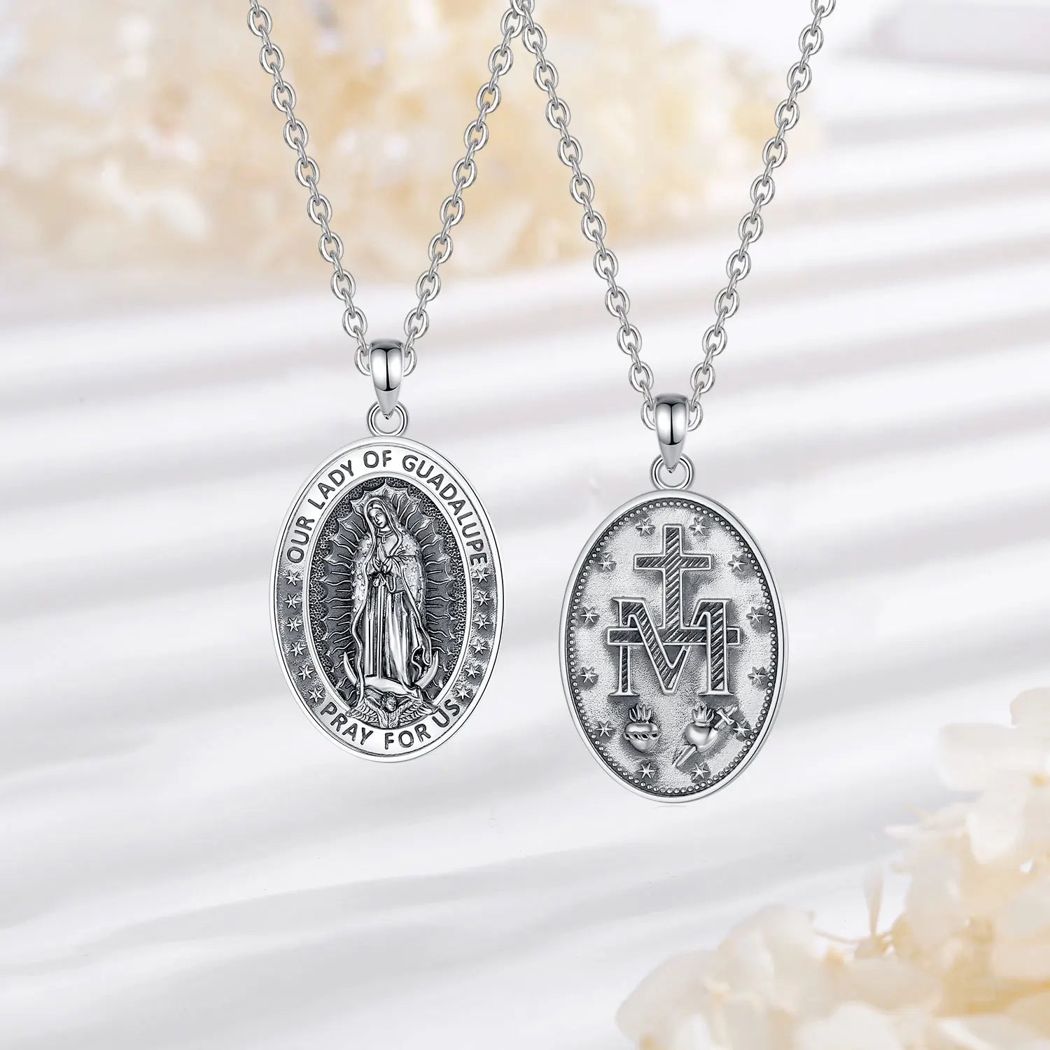 Colar de Prata 925 Nossa Senhora de Guadalupe