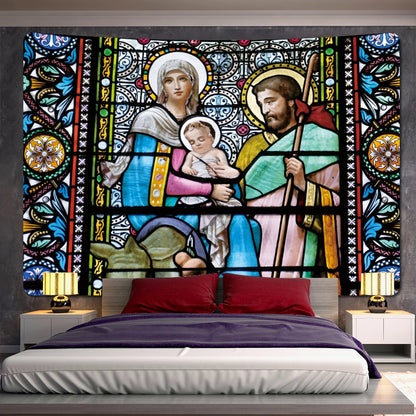 Tapeçaria Decorativa de Arte Sacra Estilo Afrescos Religiosos